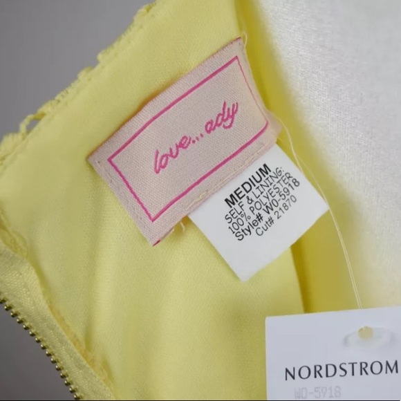 Nordstrom Love...Ady yellow Medium Dress - Picture 6 of 8